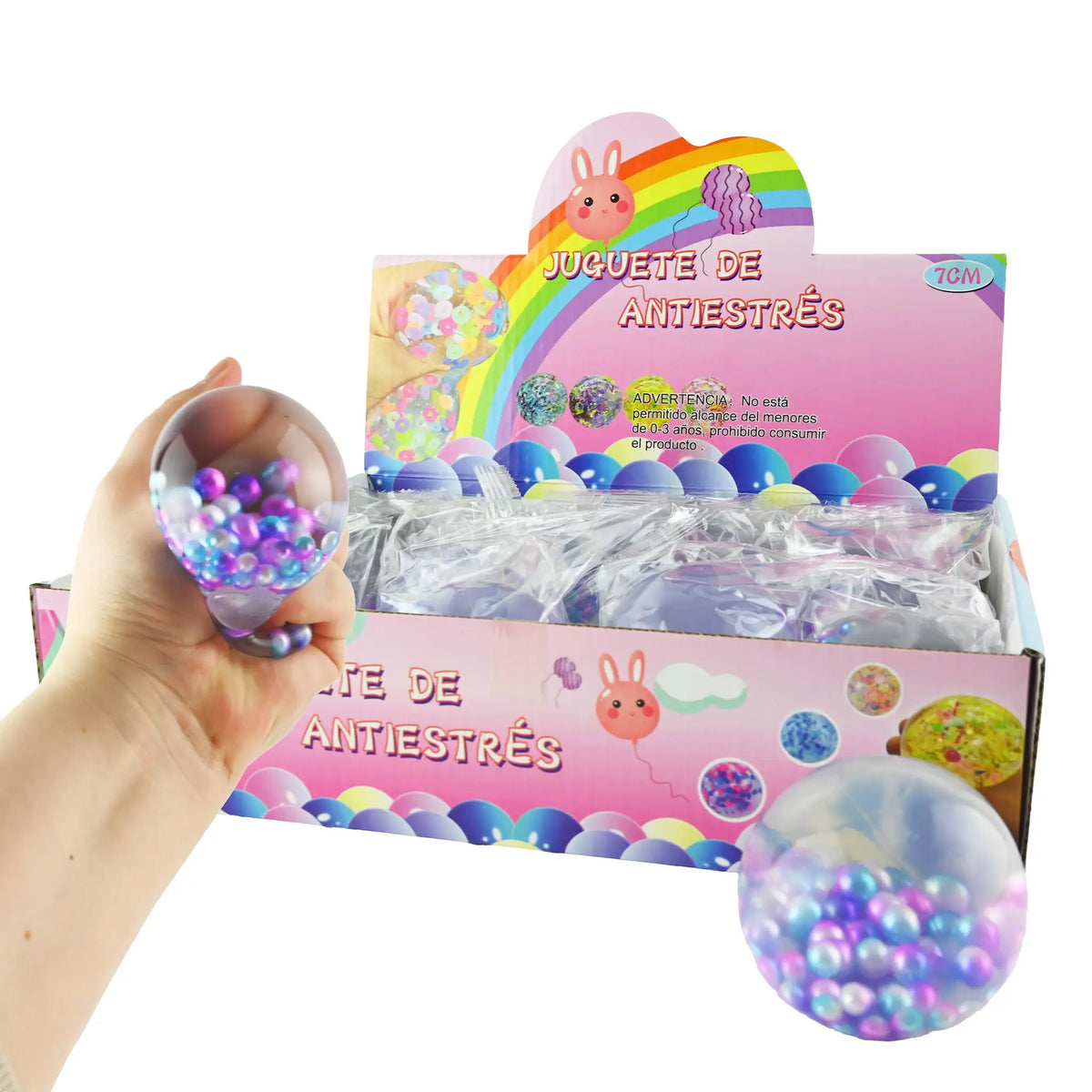 Squeeze Ball Sticky w Pearls