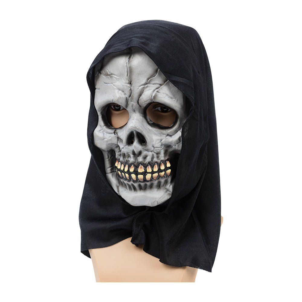 Skelettmask med Huva
