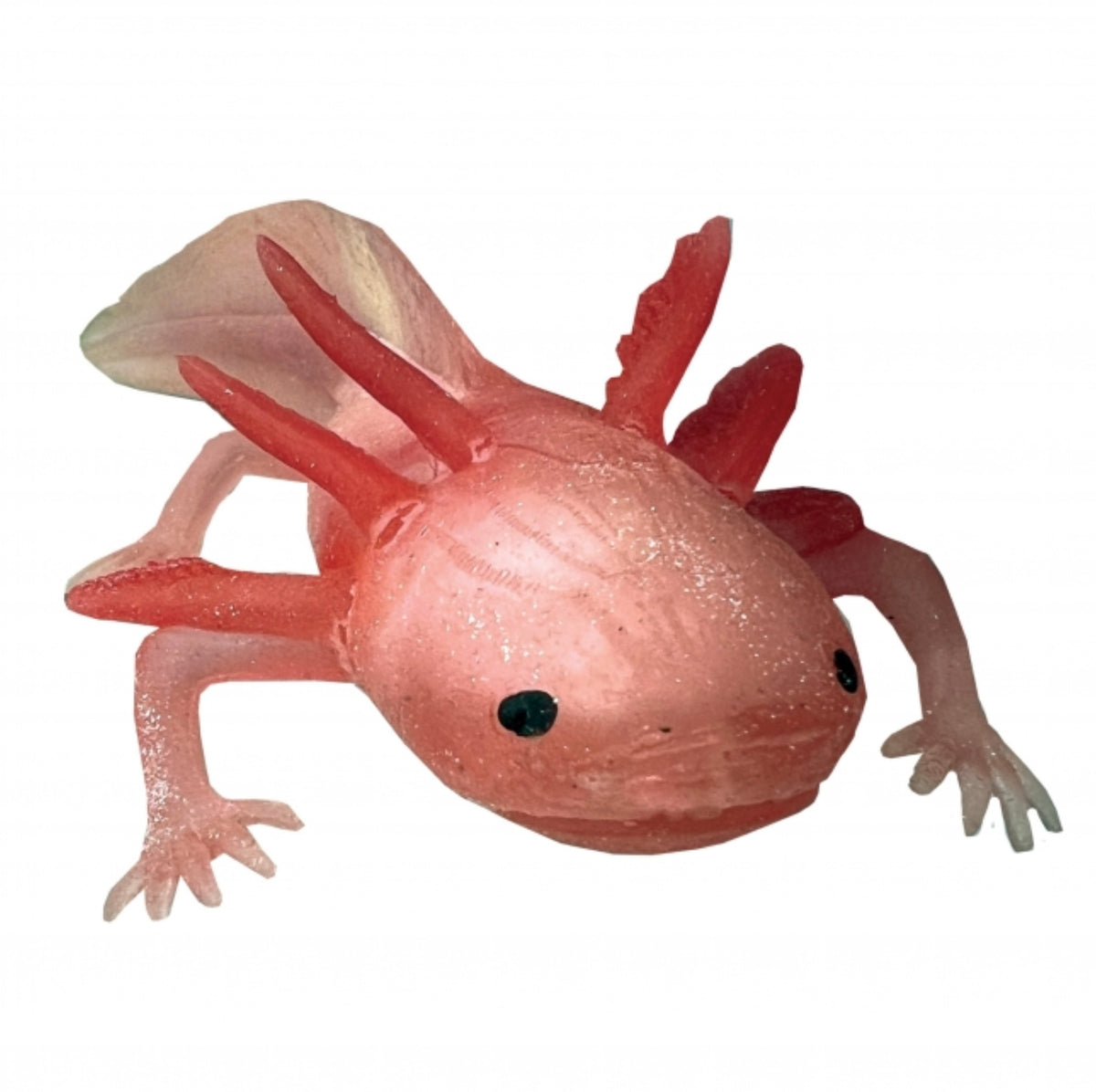 Stretch Axolotl – kläm- & stretchleksak med microbeads 20 cm