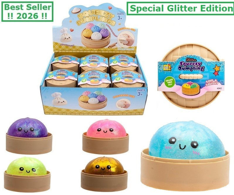 Surprise Squishy Dumpling – Exclusive Glitter Edition 8,5 cm