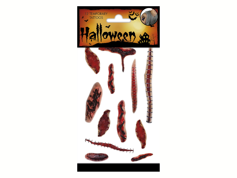 Tatueringar tillfälliga - Halloween