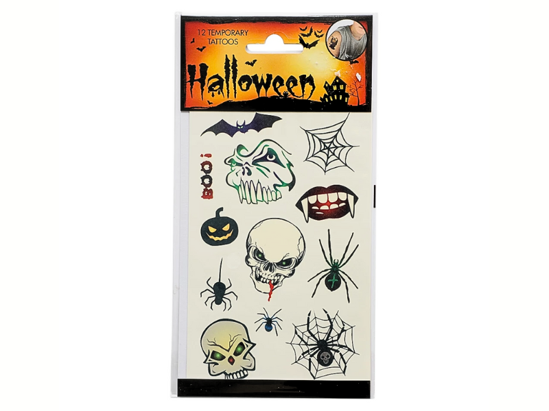 Tatueringar tillfälliga - Halloween