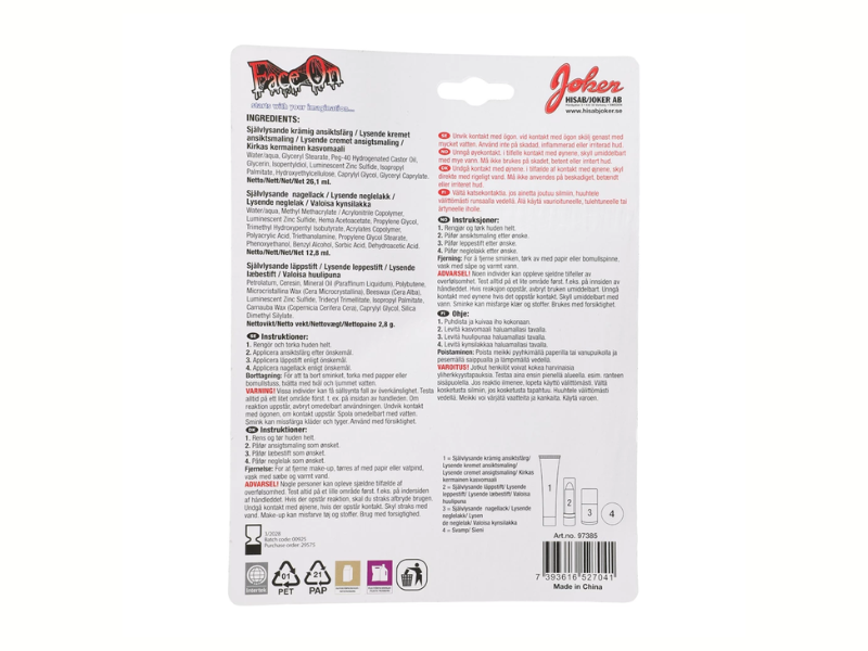 Make up-kit - Glow in the dark