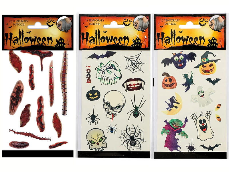 Tatueringar tillfälliga - Halloween