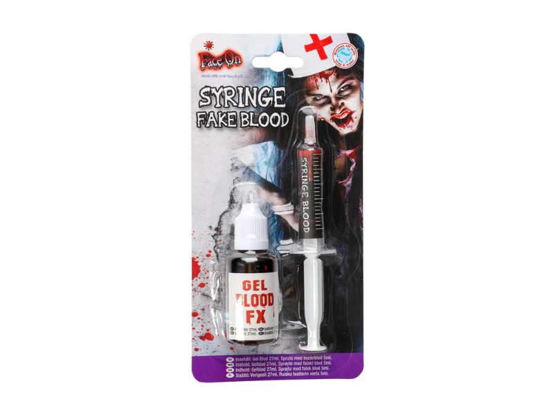 Fake blod med spruta