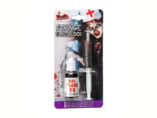 Fake blod med spruta