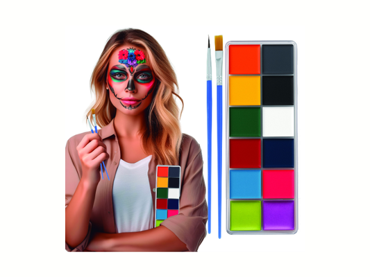 AnsiktsfÀrg 12 fÀrger