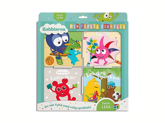 Babblarna "Min första bokhylla - tema LEKA"