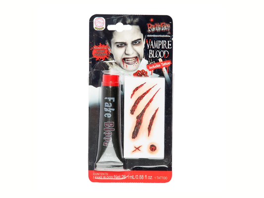 Halloween-kit blod & tatuering