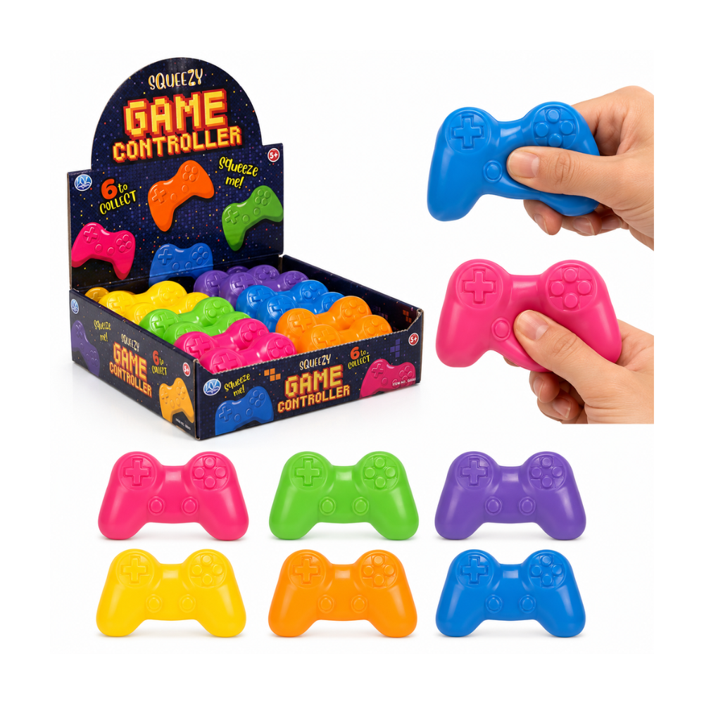 Squeezy Game Controller – Mjuk Squishy Stressleksak