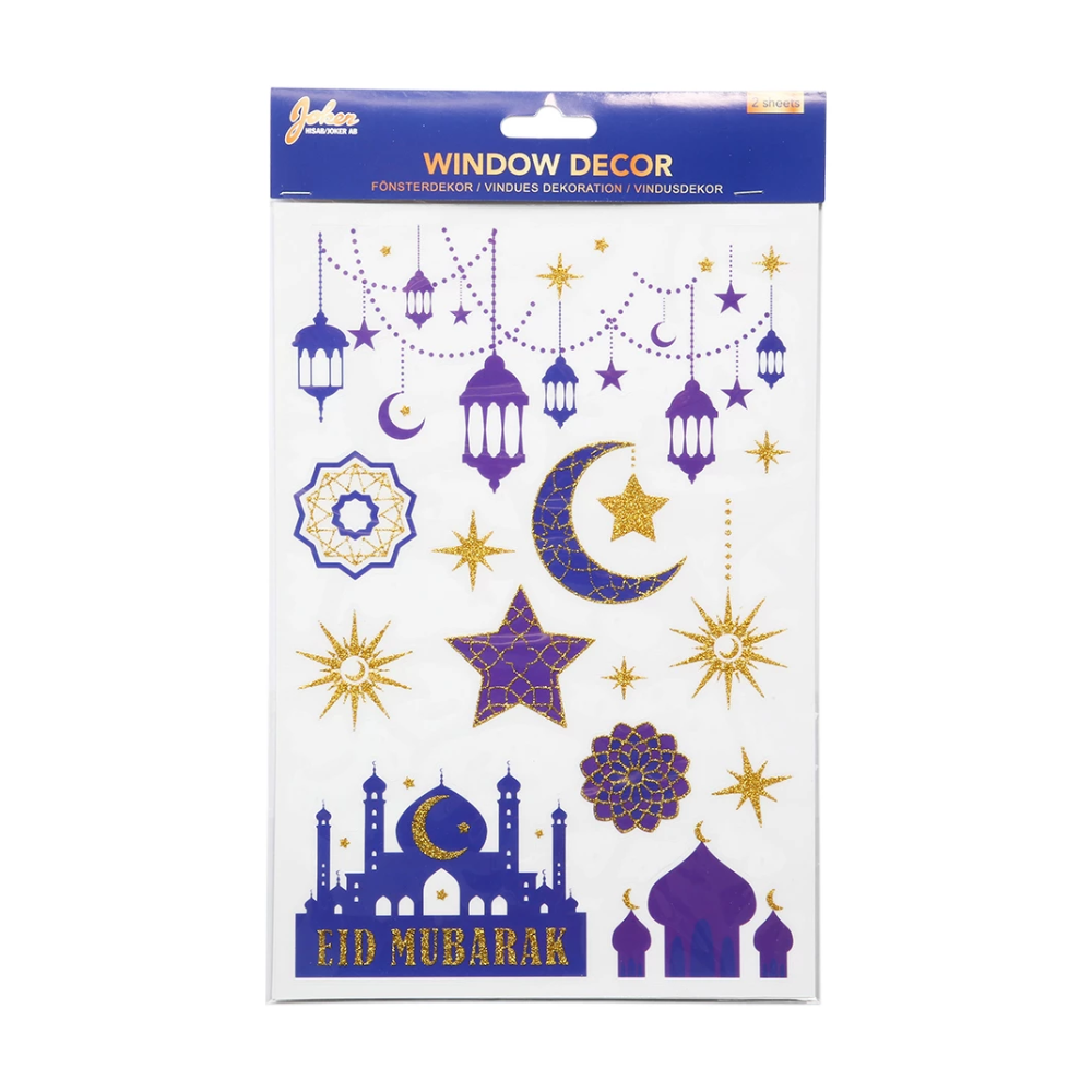 Fönsterdekorationer Eid Mubarak