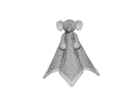Teddykompaniet - Snuttefilt Diinglisar Organic Stars Elefant