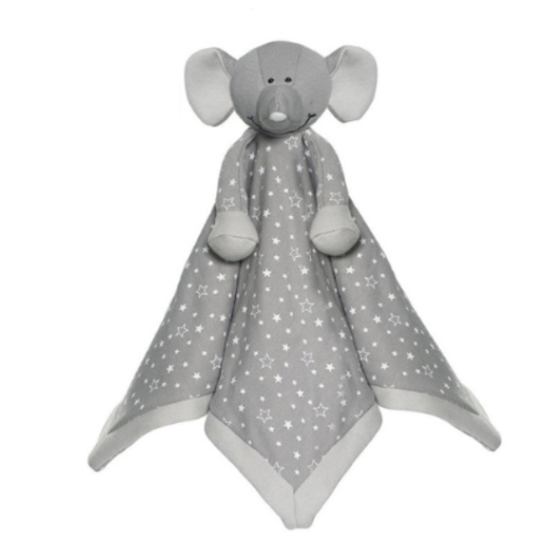 Teddykompaniet - Snuttefilt Diinglisar Organic Stars Elefant