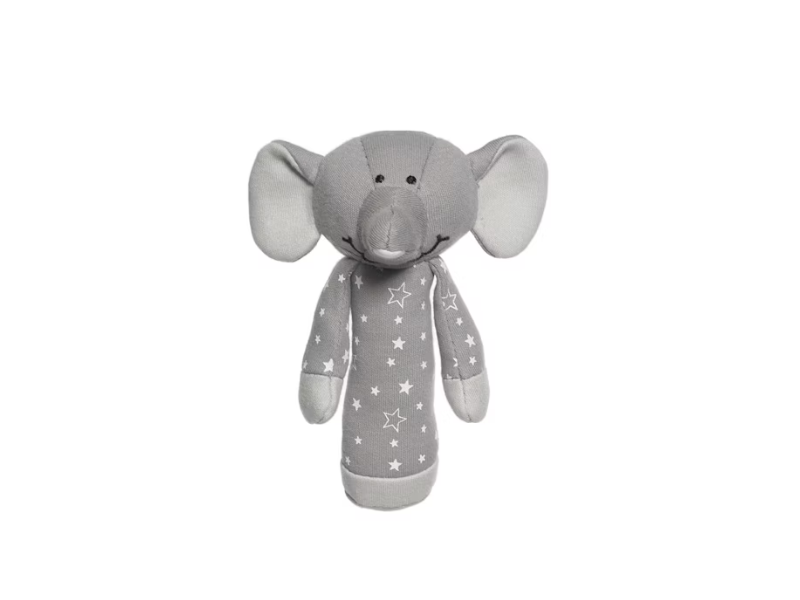 Teddykompaniet - Skallra Diinglisar Organic Stars Elefant