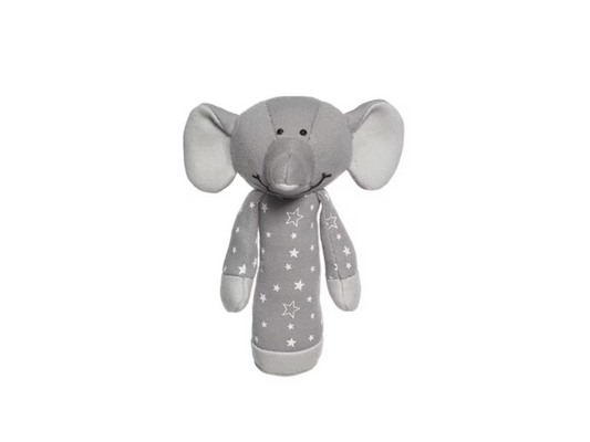 Teddykompaniet - Skallra Diinglisar Organic Stars Elefant