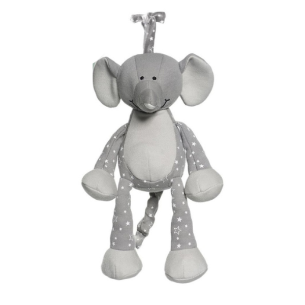 Teddykompaniet - Speldosa Diinglisar Organic Stars Elefant