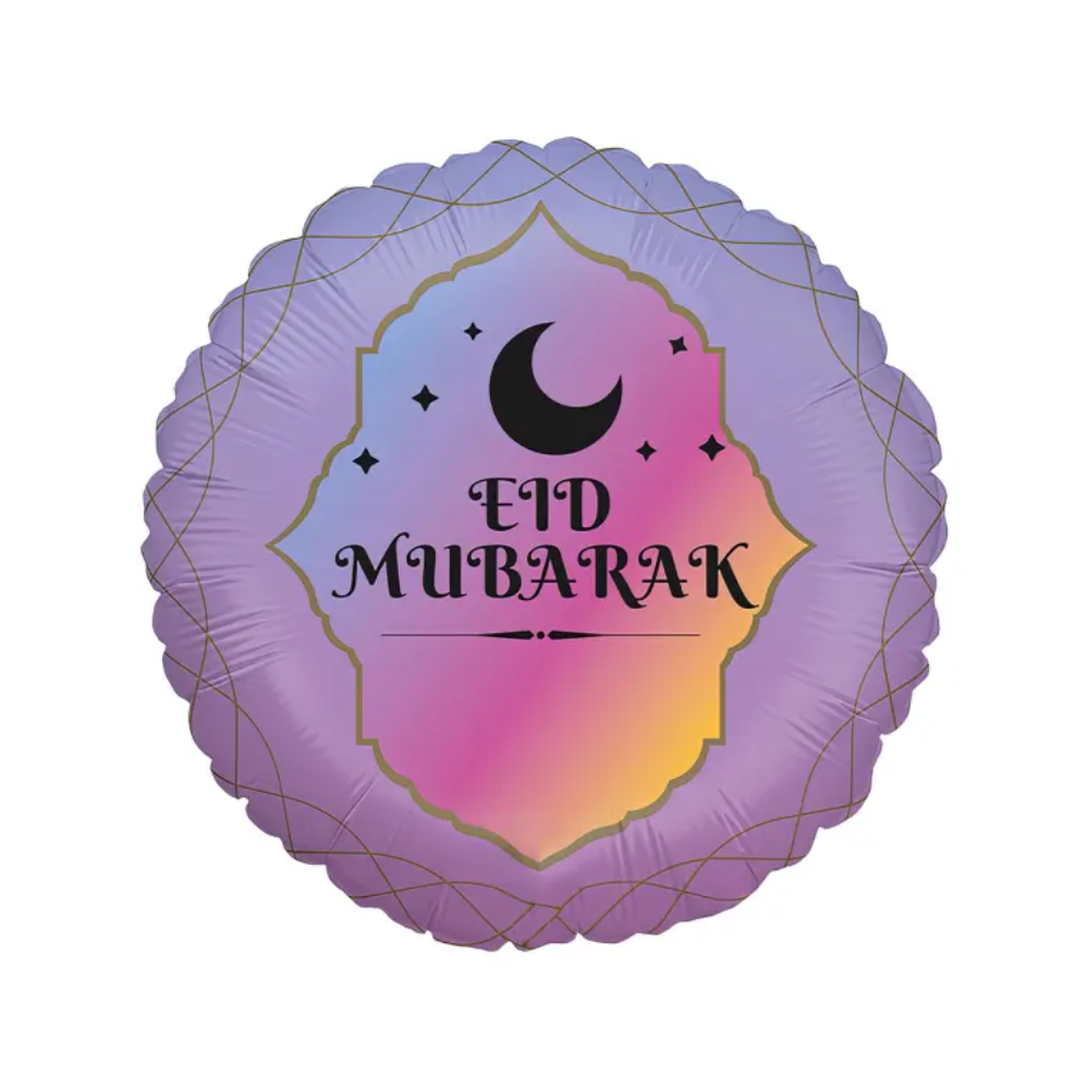 Folieballong Eid Mubarak
