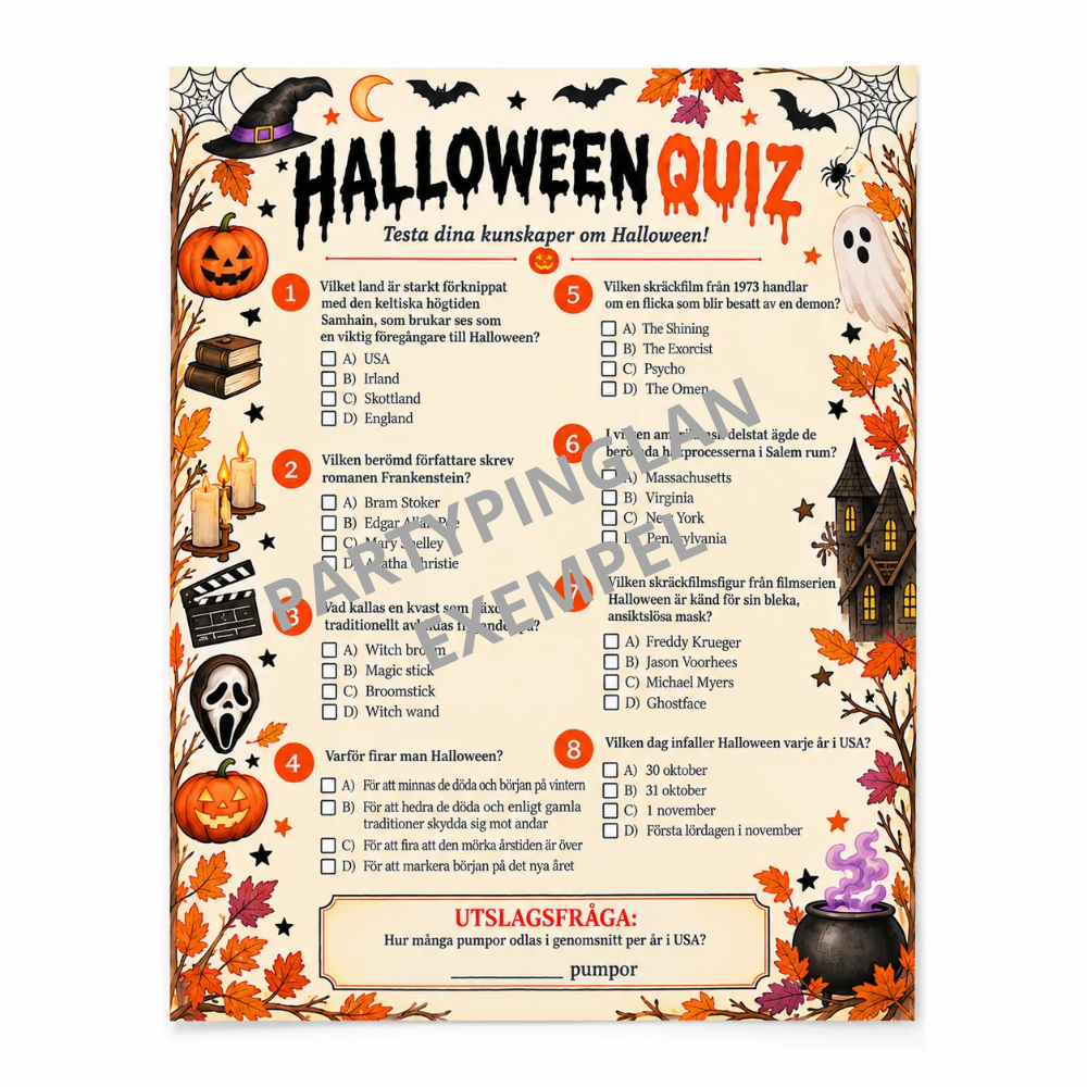 Halloween Quiz