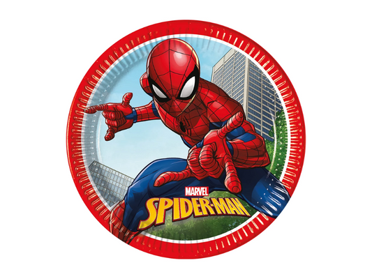 Papperstallrikar Spider-Man 8-pack