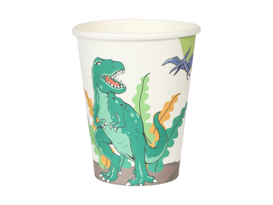 Pappersmuggar Dinosaurier 8-pack