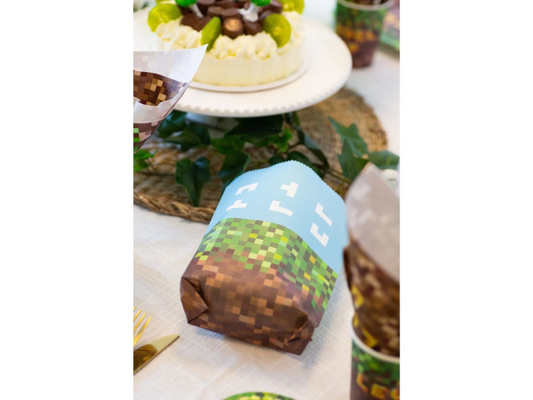 Partypåsar Pixel Level Up 8-pack