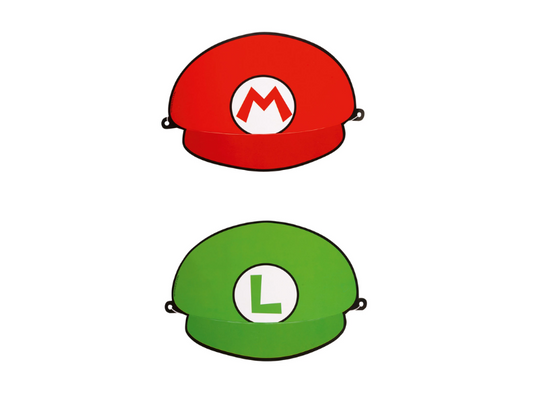 Partyhattar Super Mario 8-pack