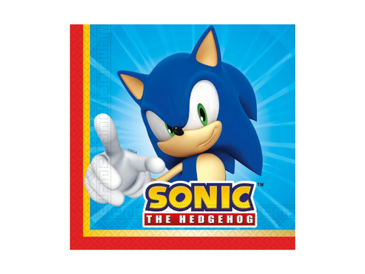 Servetter Sonic The Hedgehog 20-pack