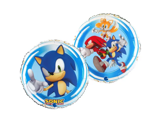 Folieballong Sonic The Hedgehog