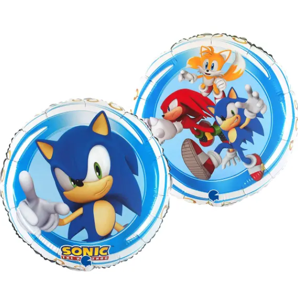 Folieballong Sonic The Hedgehog