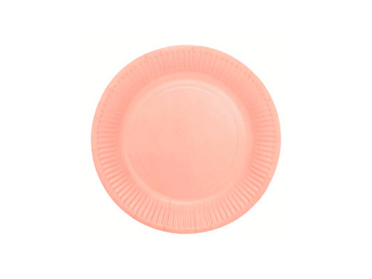 Pappersassietter ljusrosa 8-pack