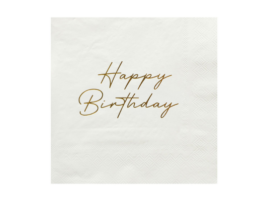 Servetter Happy Birthday 16-pack