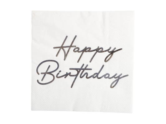 Servetter Happy Birthday 16-pack