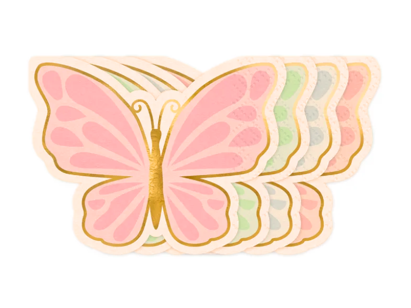 Servetter fjäril 12-pack