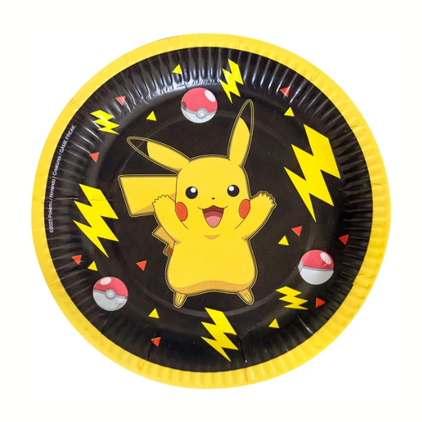 Papperstallrikar Pokémon 8-pack