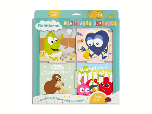 Babblarna "Min första bokhylla - tema DJUR"