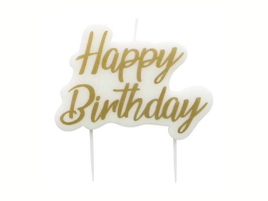 Tårtljus Happy Birthday