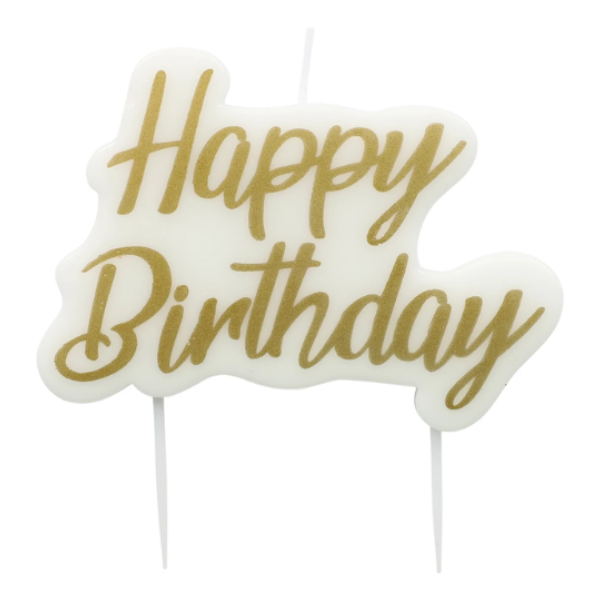 Tårtljus Happy Birthday