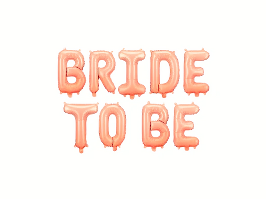 Ballonggirlang BRIDE TO BE rosa