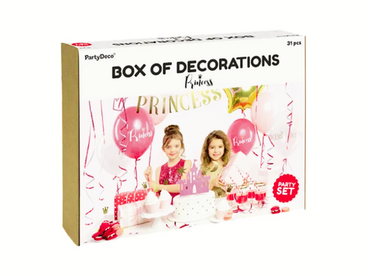 Partydekorationsset Prinsessa