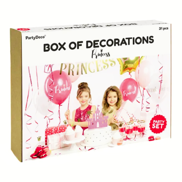 Partydekorationsset Prinsessa