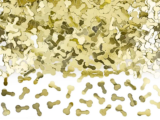 Konfetti Penis guld