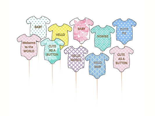 Cake picks Bodys 10-pack