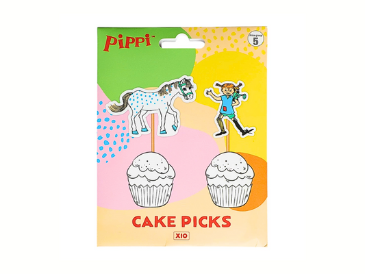 Cake picks Pippi Långstrump 10-pack