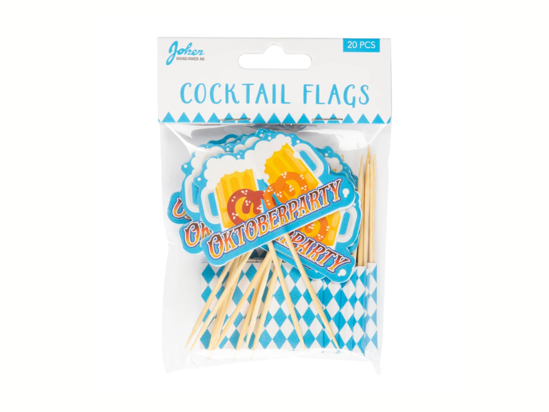 Cocktailflaggor Oktoberfest 20-pack
