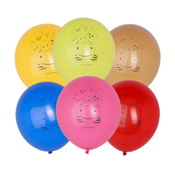 Latexballonger Babblarna 6-pack