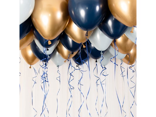 Takballonger - Blå/guld Kit