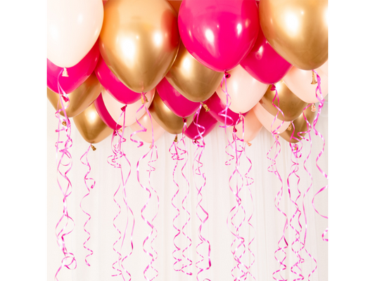 Takballonger - Rosa/guld Kit