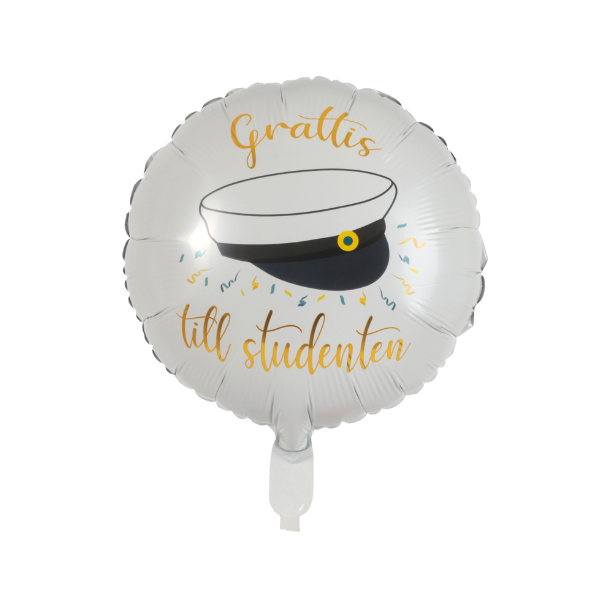 Folieballong "Grattis till studenten"
