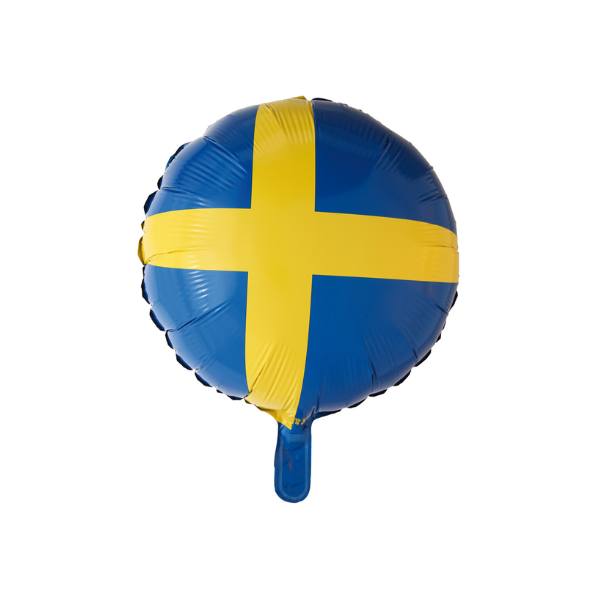 Folieballong Sverige flagga