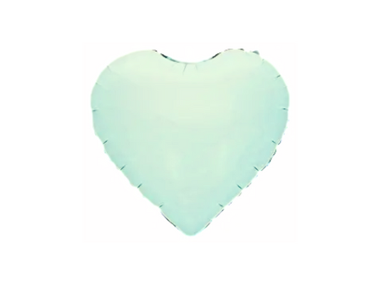 Folieballong Hjärta - Ljusblå